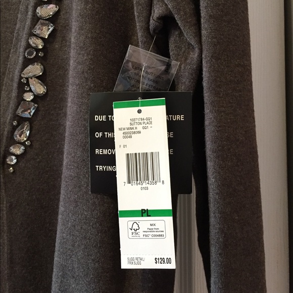 Sophisticated Cardigan and Tank Set by Jones NY - Picture 2 of 8